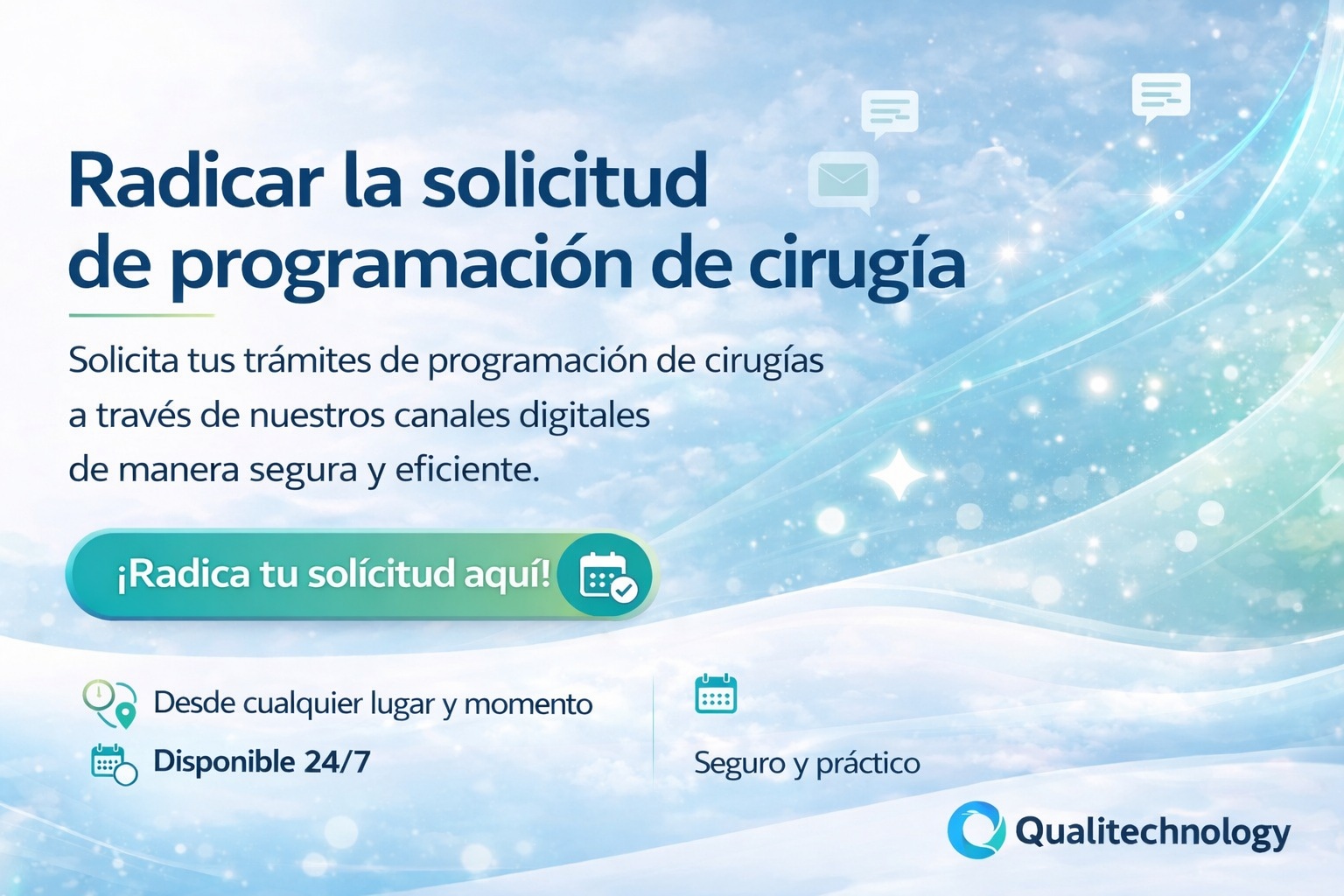 Radicación digital de solicitud de programación de cirugía